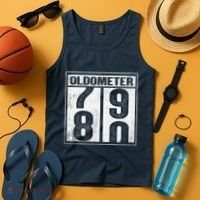 80th Birthday Eighty Years Old 80 Oldometer 7980 Retiring Tank Top thumb 4