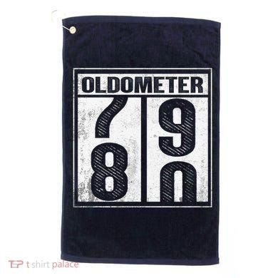 80th Birthday Eighty Years Old 80 Oldometer 7980 Retiring Golf Towel