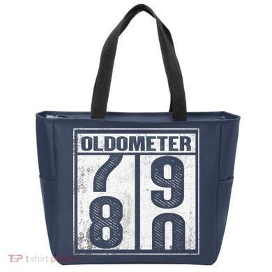 80th Birthday Eighty Years Old 80 Oldometer 7980 Retiring Tote Bag