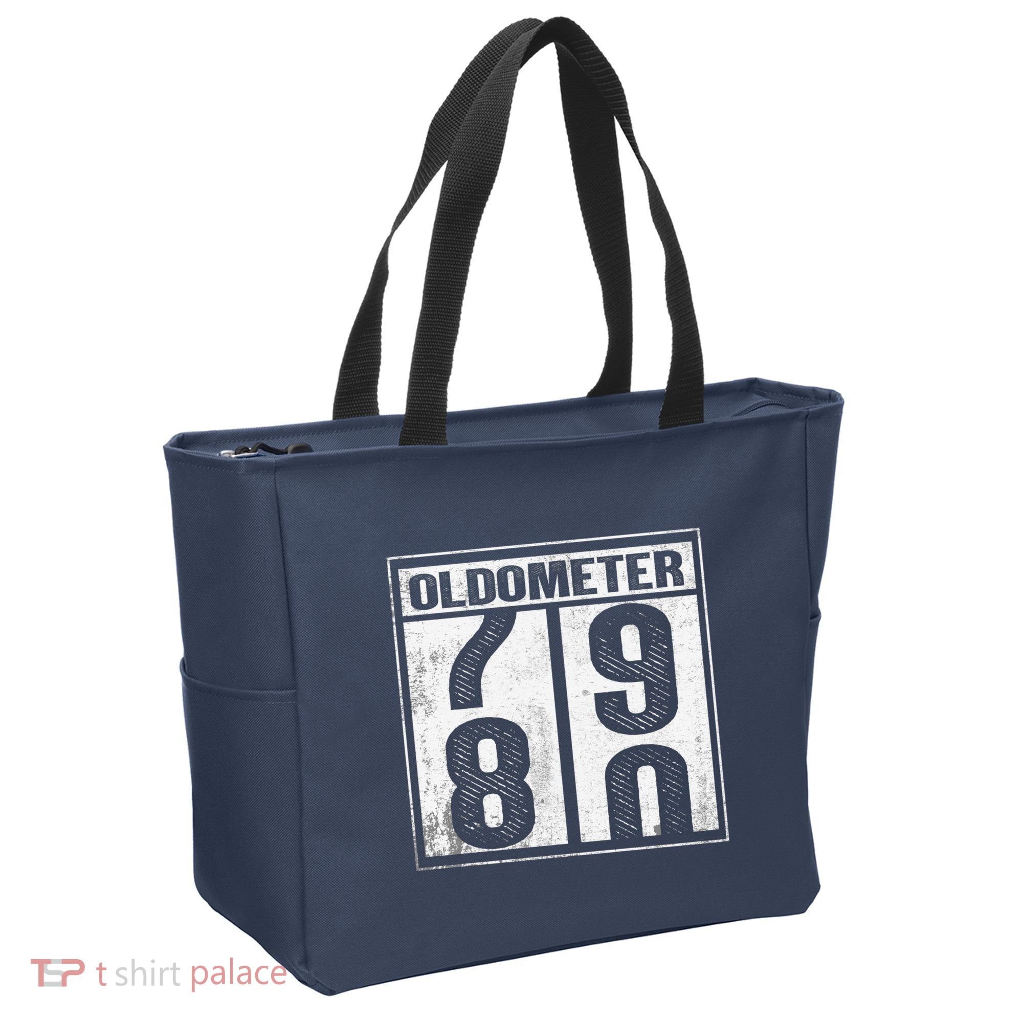 80th Birthday Eighty Years Old 80 Oldometer 7980 Retiring Tote Bag