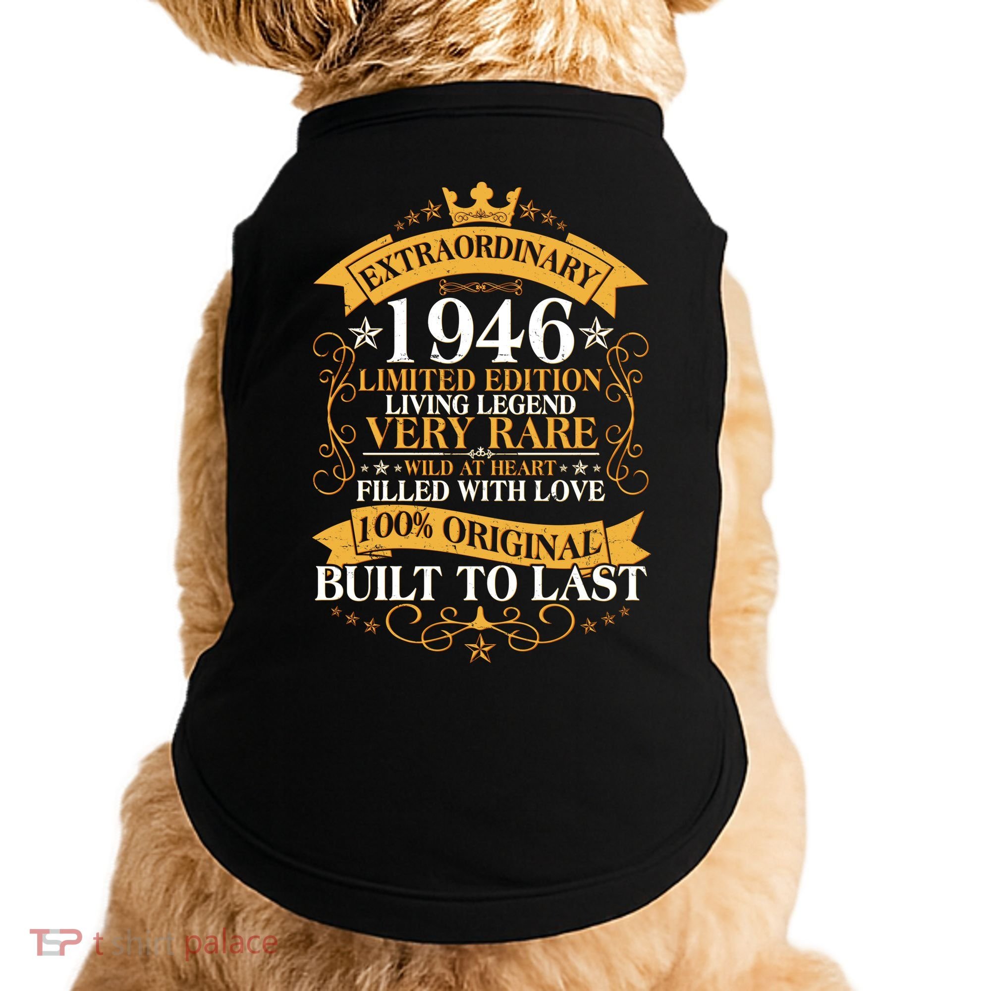 80th Birthday Extraordinary 1946 Limited Edition Living Legend Very Rare  Doggie Tank