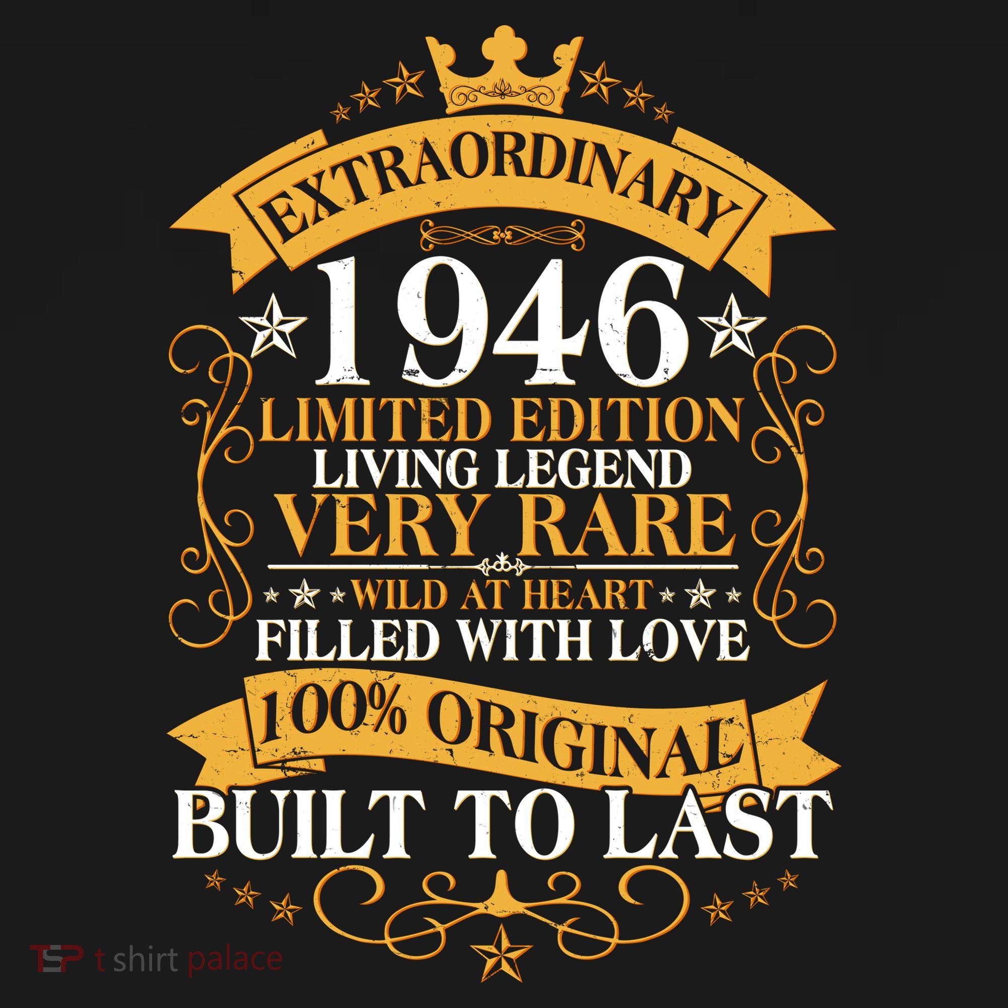 80th Birthday Extraordinary 1946 Limited Edition Living Legend Very Rare  Bucket Hat