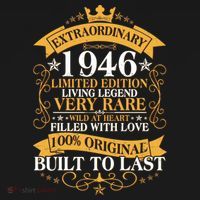 80th Birthday Extraordinary 1946 Limited Edition Living Legend Very Rare  Ornament thumb 1