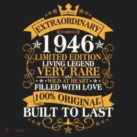 80th Birthday Extraordinary 1946 Limited Edition Living Legend Very Rare  Golf Towel thumb 3