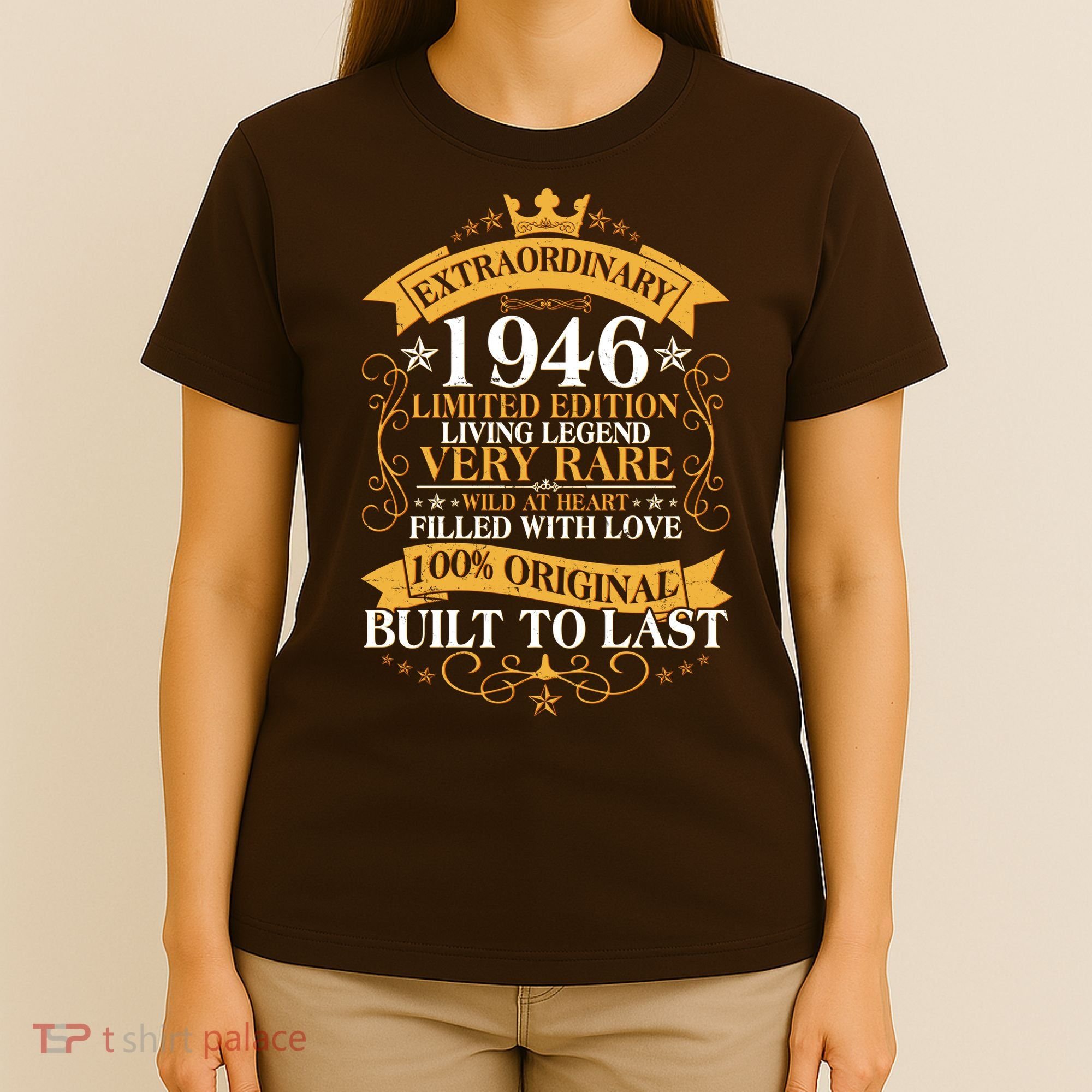 80th Birthday Extraordinary 1946 Limited Edition Living Legend Very Rare  T-Shirt