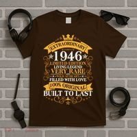 80th Birthday Extraordinary 1946 Limited Edition Living Legend Very Rare  T-Shirt thumb 5
