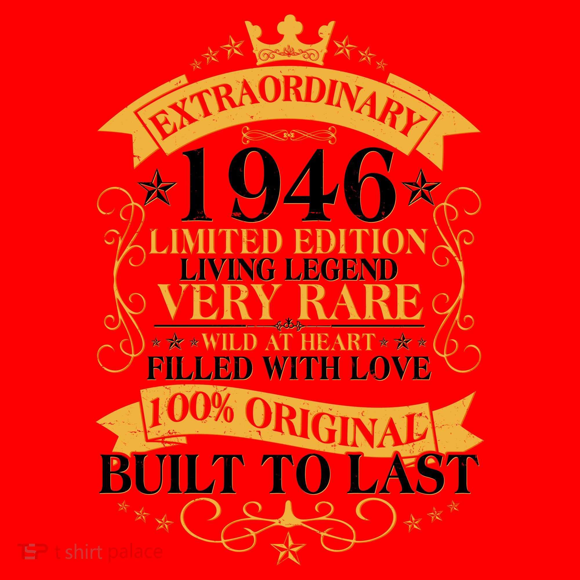 80th Birthday Extraordinary 1946 Limited Edition Living Legend Very Rare  Santa Hat