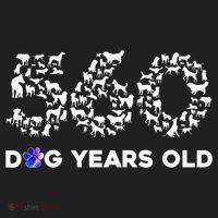 80th Birthday  Funny 560 Dog Years Old Gift Tees Five-Panel Snapback Cap thumb 2