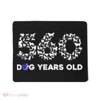 80th Birthday  Funny 560 Dog Years Old Gift Tees Mousepad thumb 0