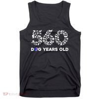 80th Birthday  Funny 560 Dog Years Old Gift Tees Tank Top thumb 0