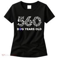 80th Birthday  Funny 560 Dog Years Old Gift Tees Women's T-Shirt thumb 0