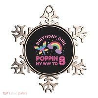 8th Birthday Girl Fairy Rainbow Ornament thumb 0