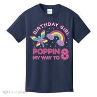 8th Birthday Girl Fairy Rainbow Kids T-Shirt thumb 0
