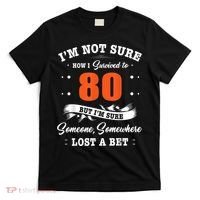 80th Birthday Gifts I Survived 80 Years Old Funny TZ2 T-Shirt thumb 0