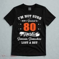80th Birthday Gifts I Survived 80 Years Old Funny TZ2 T-Shirt thumb 5