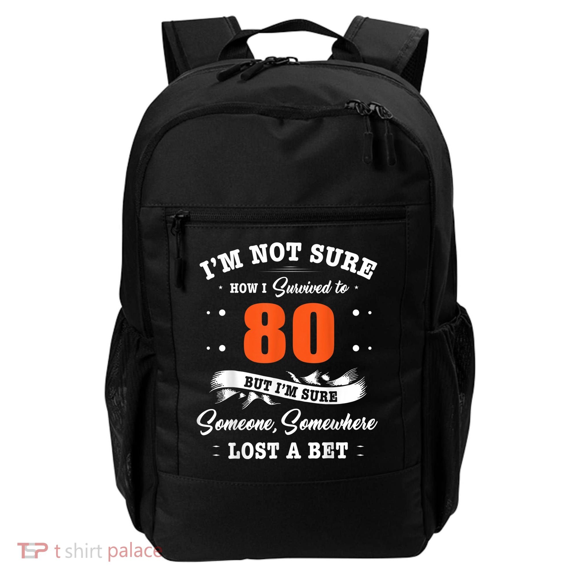 80th Birthday Gifts I Survived 80 Years Old Funny TZ2 Backpack
