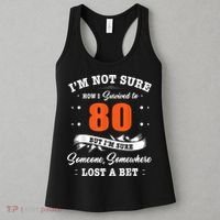 80th Birthday Gifts I Survived 80 Years Old Funny TZ2 Women's Tank Top thumb 3