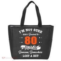 80th Birthday Gifts I Survived 80 Years Old Funny TZ2 Tote Bag thumb 0