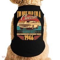 80th Birthday I'm Not Old I'm A Classic Custom Built Car 1946 Doggie Tank thumb 0