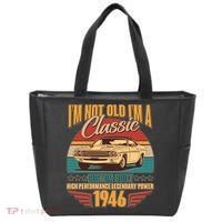 80th Birthday I'm Not Old I'm A Classic Custom Built Car 1946 Tote Bag thumb 0