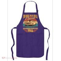 80th Birthday I'm Not Old I'm A Classic Custom Built Car 1946 Apron thumb 0