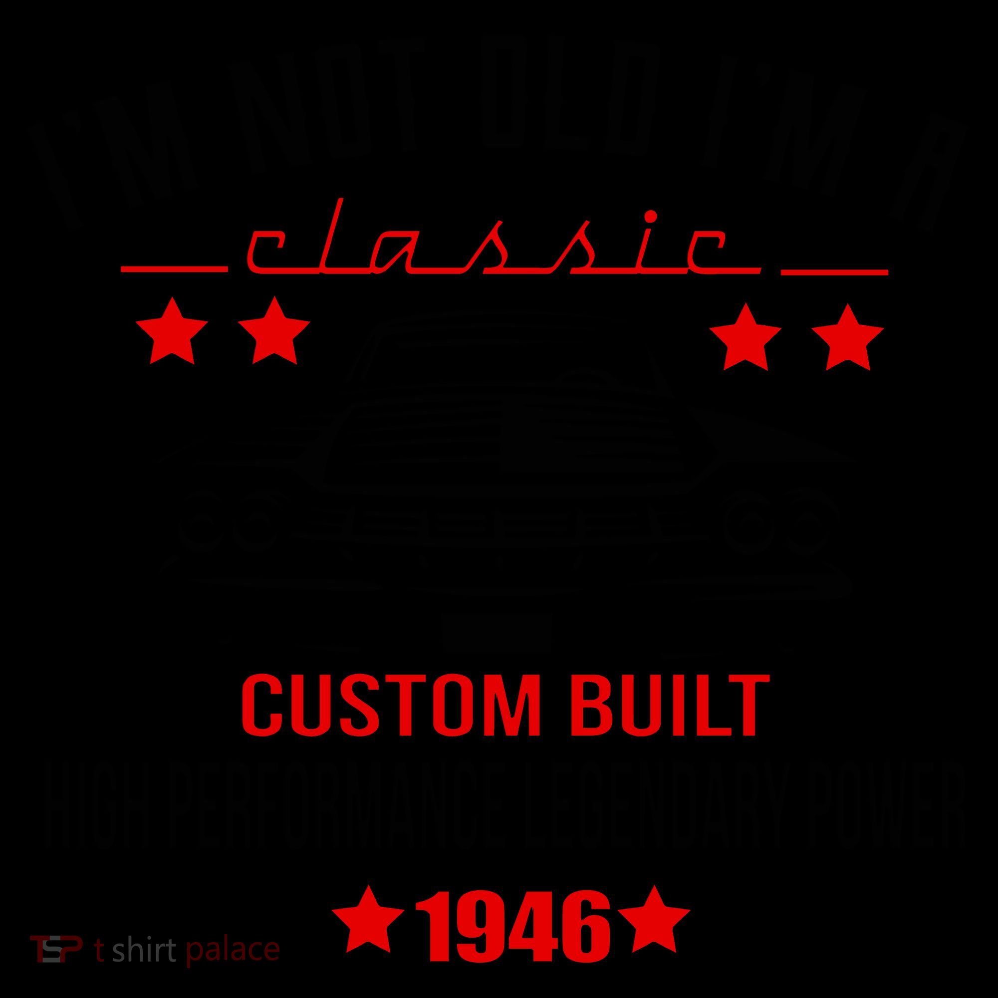 80th Birthday I'm Not Old I'm A Classic 1946 Custom Built High Performance Legendary Power Coffee Mug