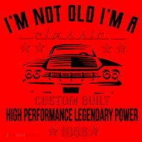 80th Birthday I'm Not Old I'm A Classic 1946 Custom Built High Performance Legendary Power Santa Hat thumb 1