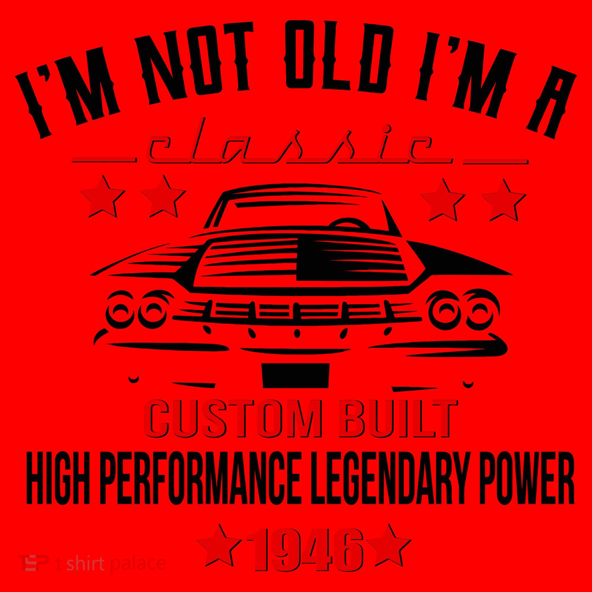 80th Birthday I'm Not Old I'm A Classic 1946 Custom Built High Performance Legendary Power Santa Hat
