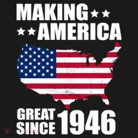 80th Birthday Making American Great Since 1946 Bucket Hat thumb 4