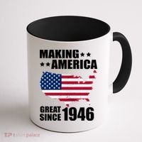80th Birthday Making American Great Since 1946 Coffee Mug thumb 1