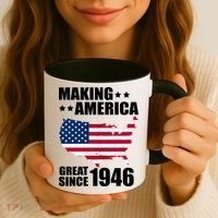 80th Birthday Making American Great Since 1946 Coffee Mug thumb 3