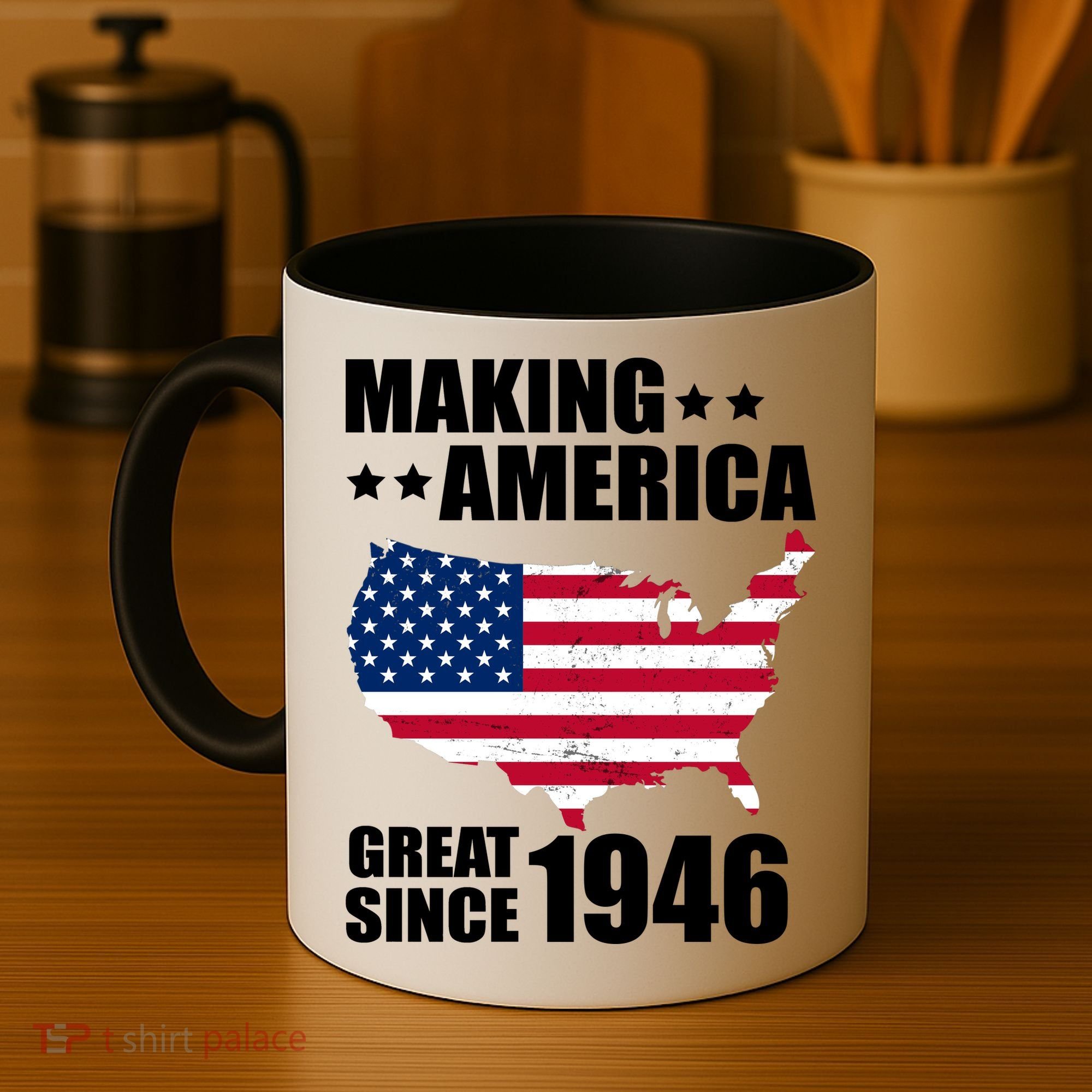 80th Birthday Making American Great Since 1946 Coffee Mug