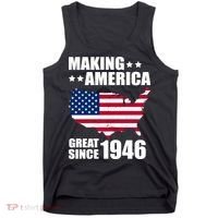 80th Birthday Making American Great Since 1946 Tank Top thumb 0
