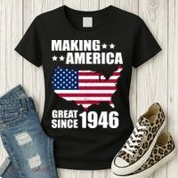 80th Birthday Making American Great Since 1946 Women's T-Shirt thumb 3