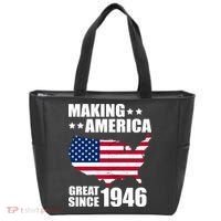 80th Birthday Making American Great Since 1946 Tote Bag thumb 0