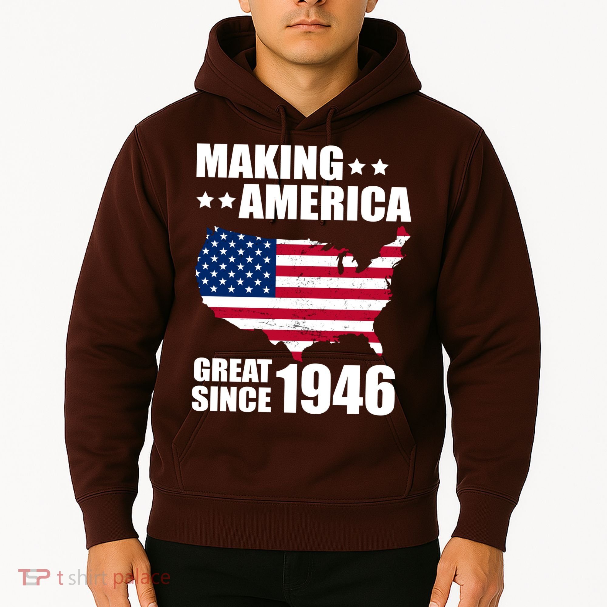 80th Birthday Making American Great Since 1946 Hoodie