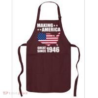 80th Birthday Making American Great Since 1946 Apron thumb 0