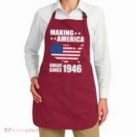 80th Birthday Making American Great Since 1946 Apron thumb 2