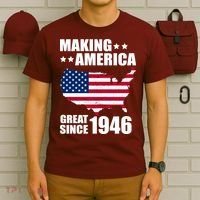 80th Birthday Making American Great Since 1946 T-Shirt thumb 6