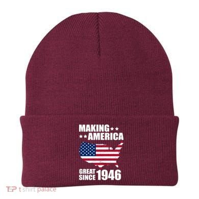 80th Birthday Making American Great Since 1946 Beanie