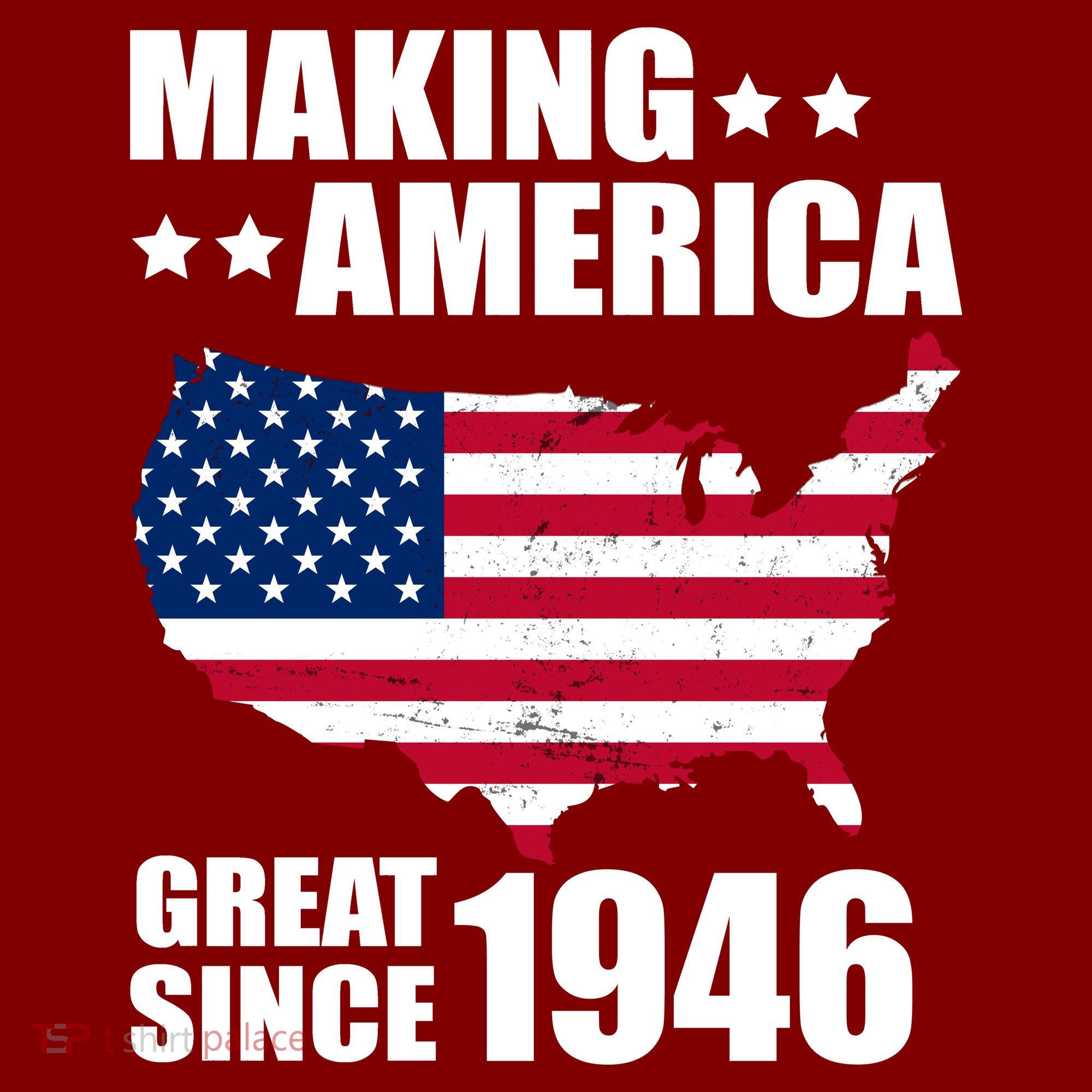 80th Birthday Making American Great Since 1946 Mousepad