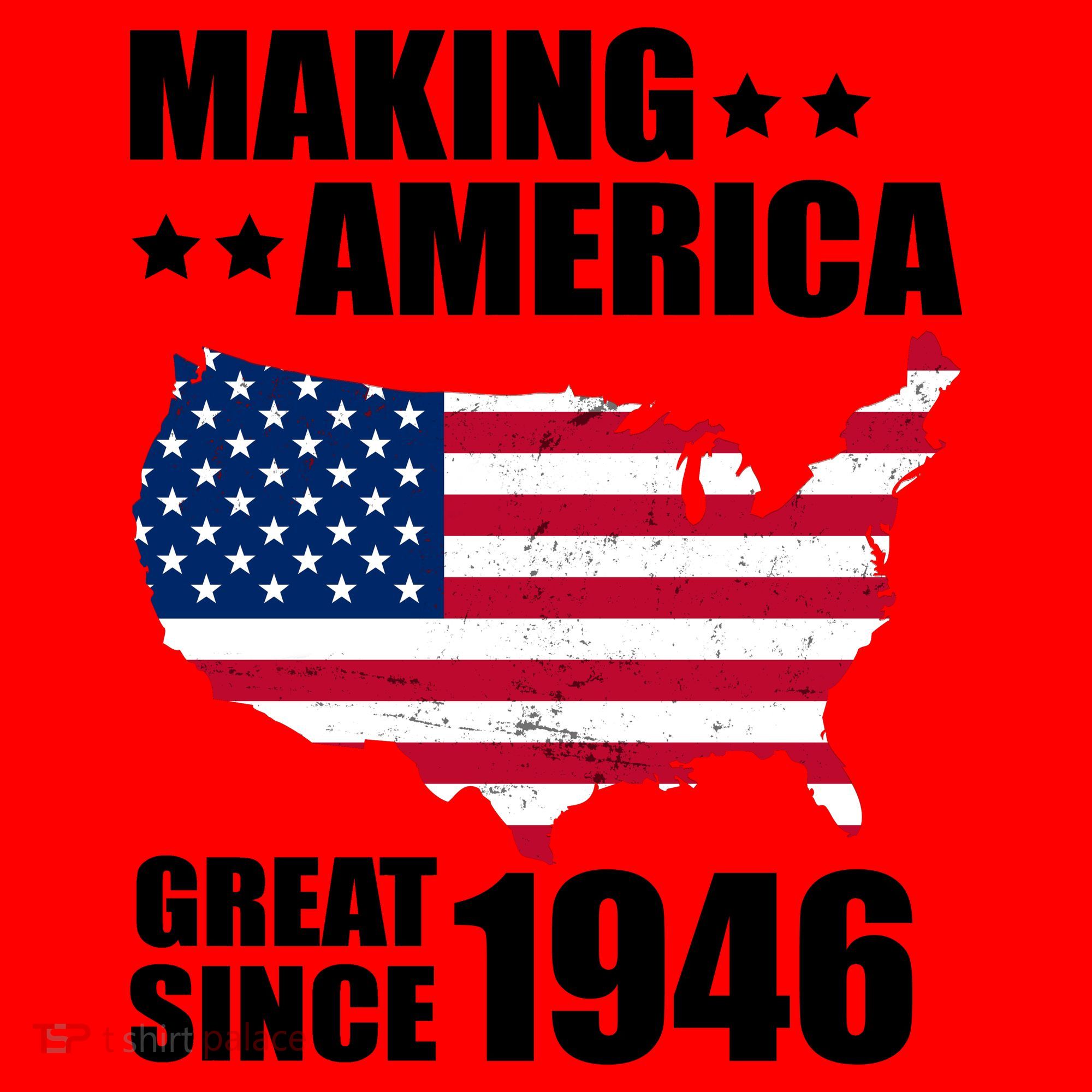 80th Birthday Making American Great Since 1946 Santa Hat
