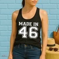 80 Birthday Made In 1946 Sports Jersey Women's Tank Top thumb 2