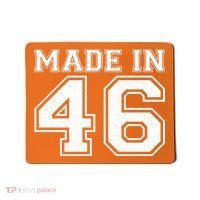 80 Birthday Made In 1946 Sports Jersey Mousepad thumb 0