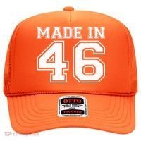 80 Birthday Made In 1946 Sports Jersey Hat thumb 0