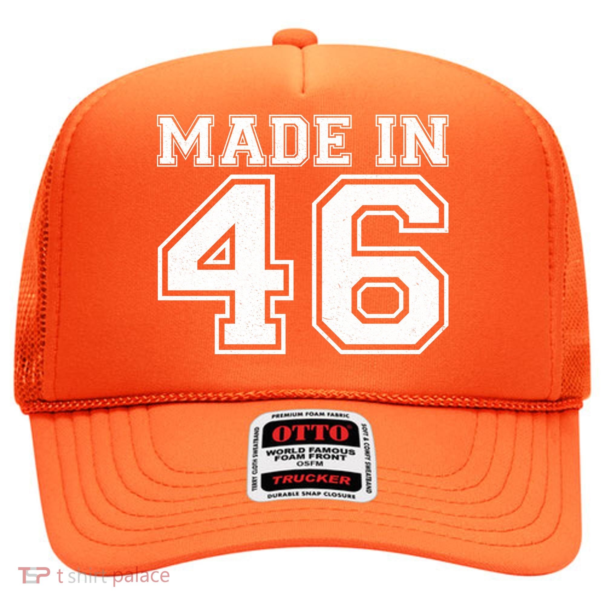 80 Birthday Made In 1946 Sports Jersey Hat