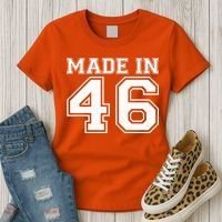 80 Birthday Made In 1946 Sports Jersey Women's T-Shirt thumb 3