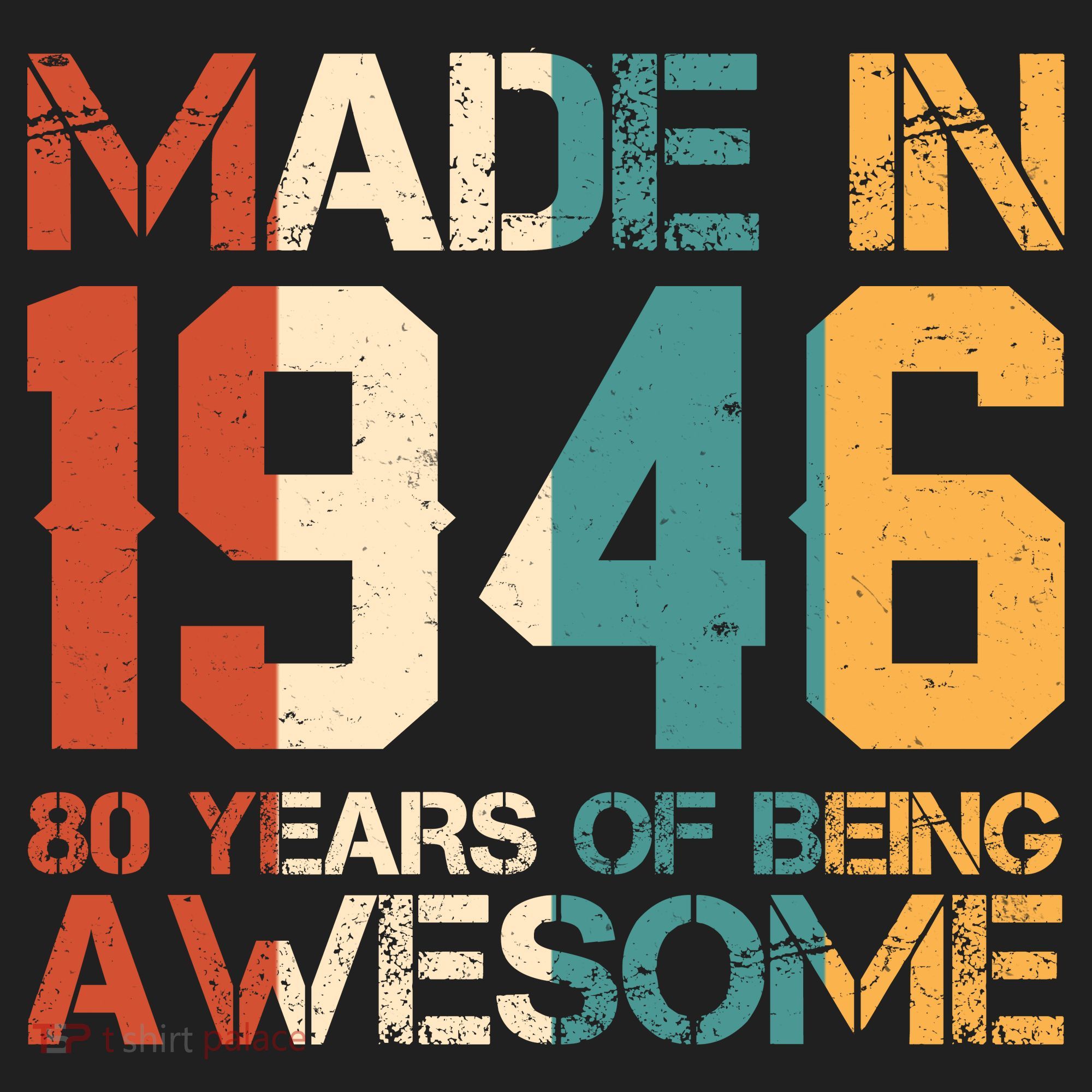 80th Birthday Made In 1946 80 Years Of Being Awesome Women's Sweatshirt