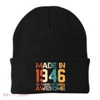 80th Birthday Made In 1946 80 Years Of Being Awesome Beanie thumb 0