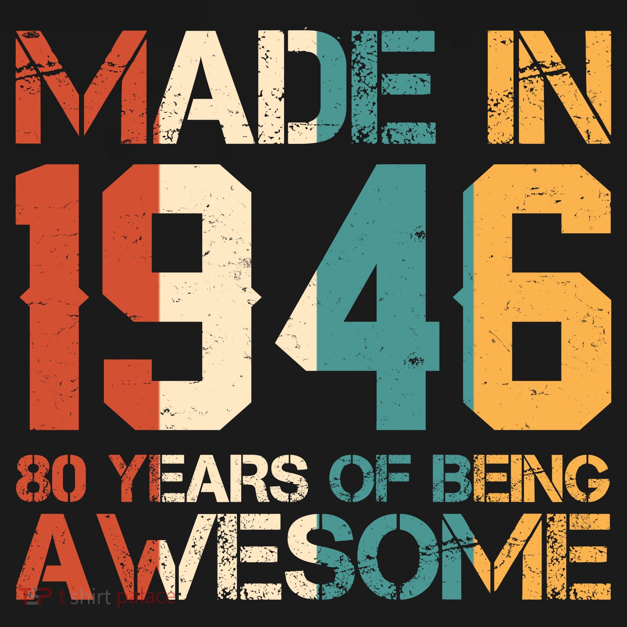 80th Birthday Made In 1946 80 Years Of Being Awesome Women's Hoodie